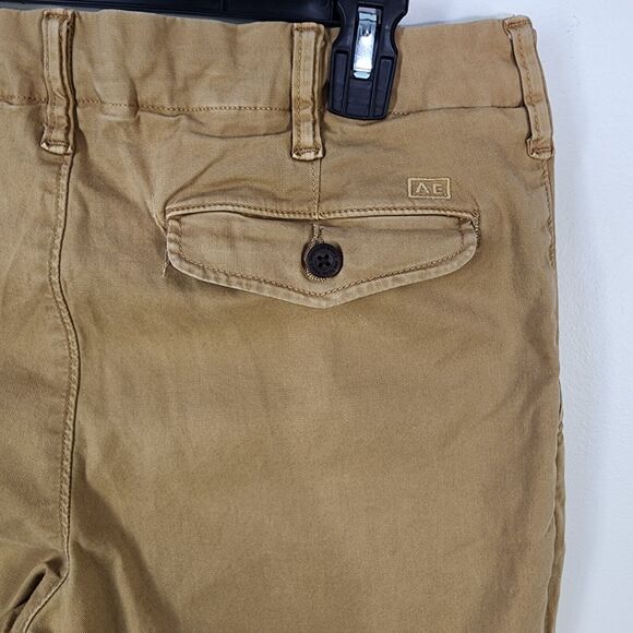 American Eagle Pants Men’s 32x34 Next Level Flex Original Straight Chino Brown - Picture 6 of 11